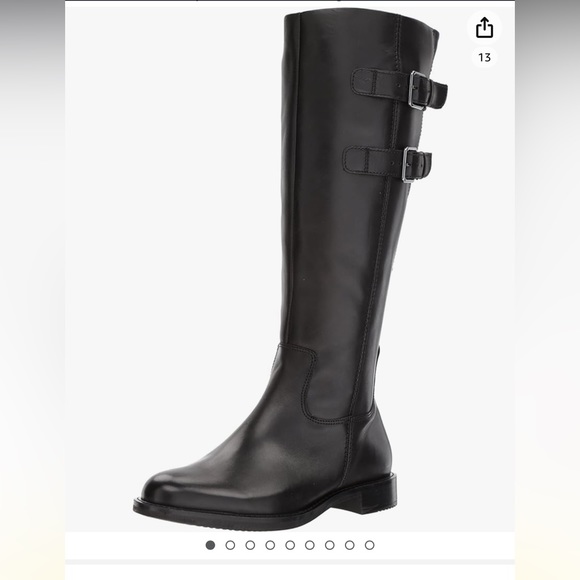 ECCO Women's Shape 25 Tall Buckle Riding Boot Size 6.5 - Picture 2 of 6
